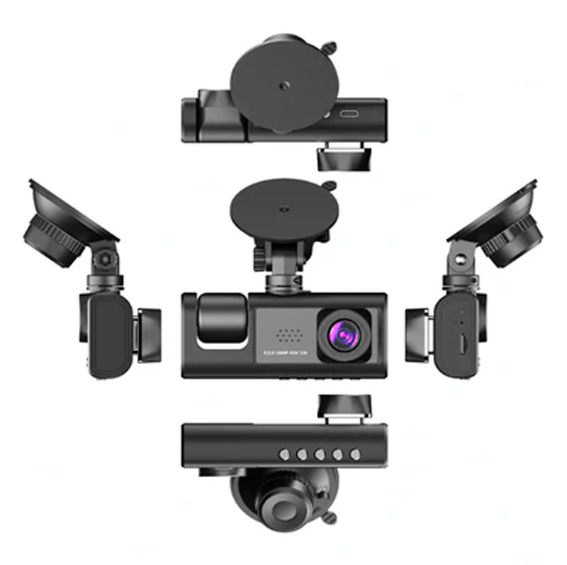 Câmera Completa para Carro 4K com Tela de 2 Polegadas e Visão Noturna